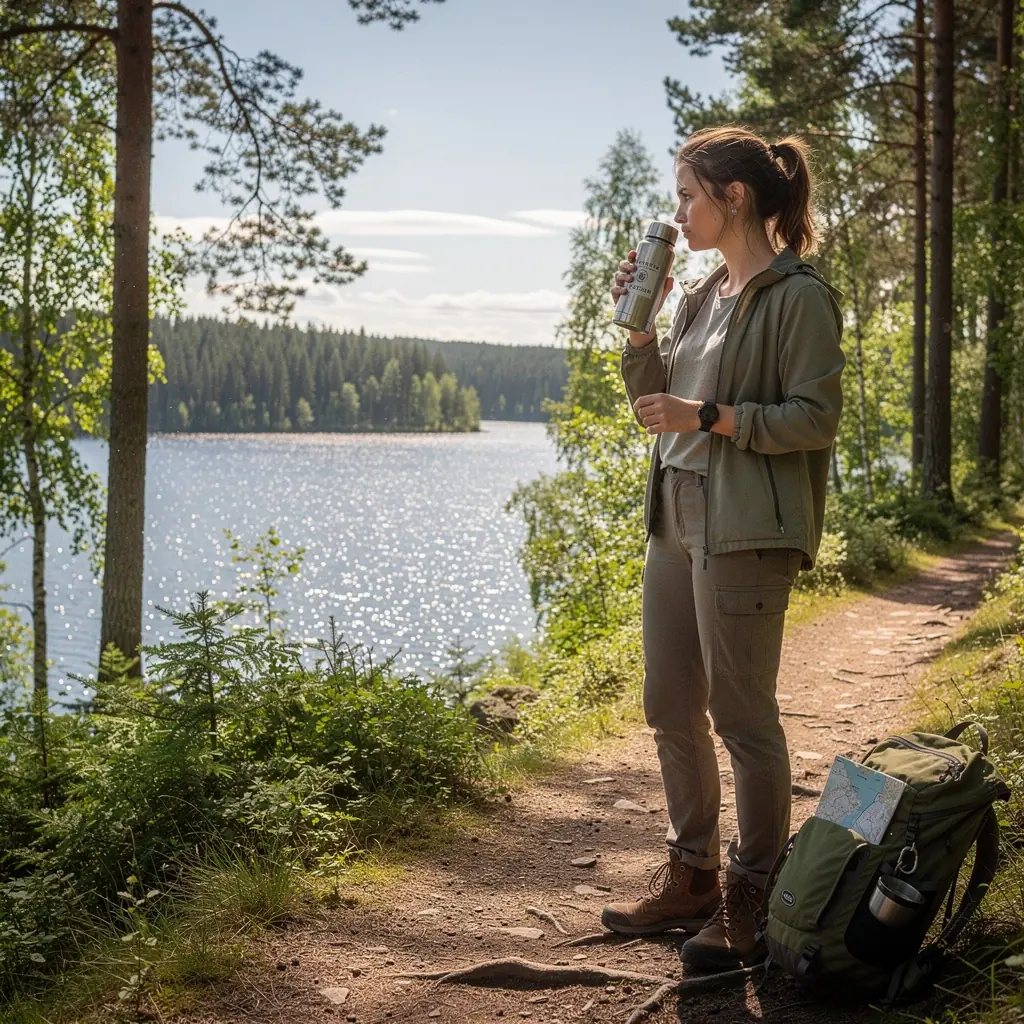 Augalinės arbatos puodelis su saldymedžio šaknimis ir kitomis žolelėmis.